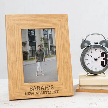 Personalised Engraved First Home Gift Photo Frame, 4 of 8