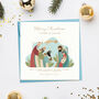 Nativity Scene Priest Christmas Card, thumbnail 1 of 4