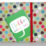 Mini Bubble Sweet Pea Card, thumbnail 4 of 4