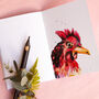Inky Chicken Eco A6 Notebook, thumbnail 3 of 7