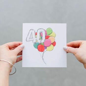 Happy 40th Birthday Card, 2 of 5
