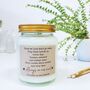 Personalisable 'Those We Love…' Scented Soy Candle, thumbnail 1 of 10