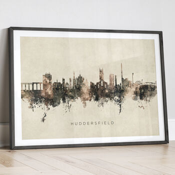Huddersfield Skyline Cityscape Art Print, 12 of 12