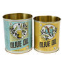 Set Of Two Olive Oil Design Storage Tins, thumbnail 2 of 4