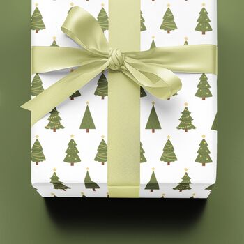 Luxury Quality Christmas Tree's Gift Wrapping Paper, Superior Thickness, 2 of 9