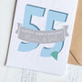 Personalised 55th Emerald Wedding Anniversary Card, thumbnail 1 of 2