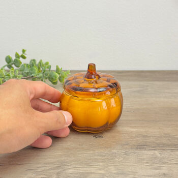 Orange Pumpkin Candle Pot Vanilla Scented, 11 of 11