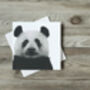 Cepheus The Panda Luxury Blank Greeting Card, thumbnail 3 of 3