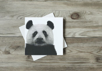 Cepheus The Panda Luxury Blank Greeting Card, 3 of 3