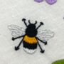 Beginners Embroidery Kit, Bees And Flowers, thumbnail 5 of 9