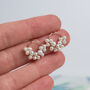 Mini Pearls Cluster Stud Earrings, thumbnail 6 of 11