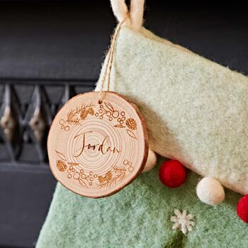 Personalised Felt Christmas Stocking, 6 of 7