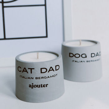 Dog Dad / Cat Dad Handmade Vegan Soy Candle, 4 of 5