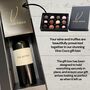 Vino Coco 'The Guv'nor' Spanish Tempranillo Red Wine And Truffles Gift Set, thumbnail 4 of 9