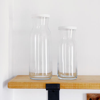 Glass Carafe With Personalised Minimalist Label, 7 of 7