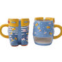 Ceramic Wellington Boots Mug, thumbnail 2 of 4