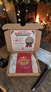 Personalised Candy Floss Snow Officially Nice Badge, 8 of 12