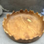 28cm Driftwood Teak Root Fruit And Nut Bowl – Wavy Edge, thumbnail 2 of 12