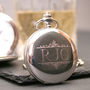 Pocket Watch With Engraved Initials, thumbnail 1 of 10
