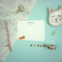 Personalised Cat Attack!!! Correspondence Cards, thumbnail 4 of 11