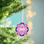 Personalised Pop Out Year Bauble Christmas Card, thumbnail 3 of 3