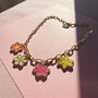 Hand Beaded Daisy Chain Flower Necklace, thumbnail 4 of 10