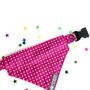 Dog bandana in red, blue, black or pink for girl or boys, thumbnail 9 of 9