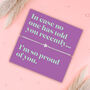 I’m So Proud Of You Bracelet Gift – Star Charm Encouragement Jewellery Letterbox Gift, thumbnail 2 of 9