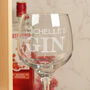 Let The Fun Be Gin Clear Lid Bottle Box And Glass Set, thumbnail 2 of 3