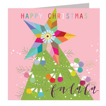 Christmas Tree Top Star Card, 2 of 5