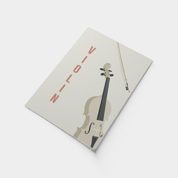 Violin Print | Instrument Music Poster, 8 of 10