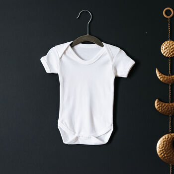 Love You More Bow Babygrow, 3 of 6