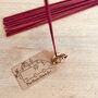 Mini Brass Ganesha In Palms Incense Joss Stick Holder, thumbnail 4 of 10