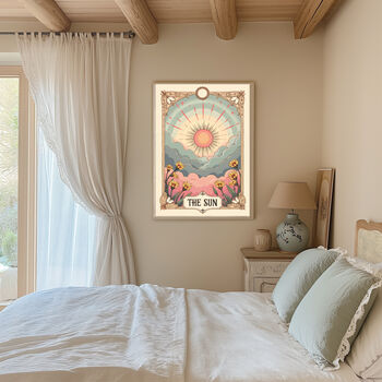 The Sun Tarot Playing Card Art Print, 3 of 3