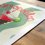 Cosmopolitan Cocktail Wall Art | Hand Painted Cocktail Print, thumbnail 3 of 12