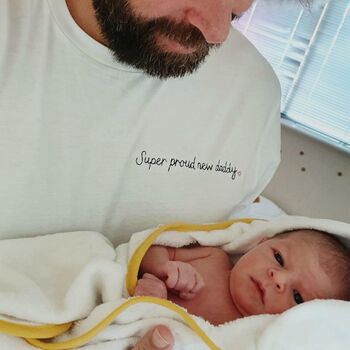 Personalised Hand Embroidered Men's White T Shirt, 9 of 12