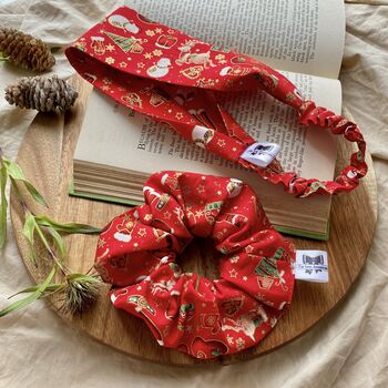 Festive Headband Christmas Print, 5 of 8