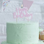 Pink Happy Birthday Cake Candle, thumbnail 1 of 2