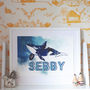 Personalised Whale Print, thumbnail 1 of 3