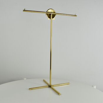 Personalised Shell Gold Jewellery Stand, 2 of 8