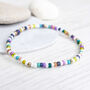 Ettie Multicoloured Seed Bead Friendship Bracelet, thumbnail 1 of 4