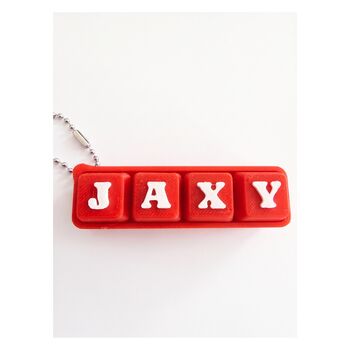 Personalised Fidget Clicker Keyring | Custom Name Keyring Gift | Sensory Clicker Bag Charm, 5 of 8
