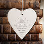 Ceramic Hanging Heart 'Family Love Message Token Gift, thumbnail 1 of 2