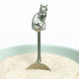 Cat Pewter Spoon, Cat Lover Gifts, thumbnail 4 of 9
