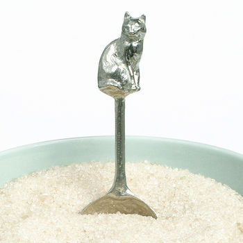 Cat Pewter Spoon, Cat Lover Gifts, 4 of 9