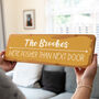 Personalised We're Posher Than Next Door Sign, thumbnail 3 of 7