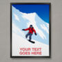 Personalised Snowboarding Poster, thumbnail 1 of 6