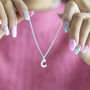 Silver Plated Alphabet Charm Necklace, thumbnail 5 of 12