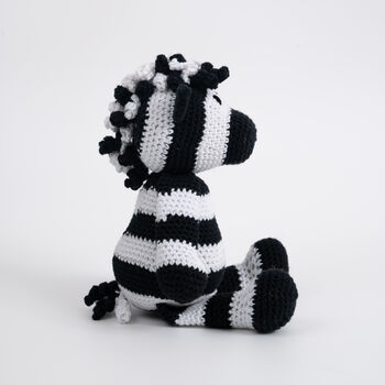 Holly Zebra Easy Crochet Kit, 6 of 11