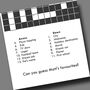 Custom Crossword Printable, thumbnail 2 of 3